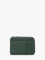 Portemonnee Met Kaarthouder Leder Nathan baume Groen original n 217N